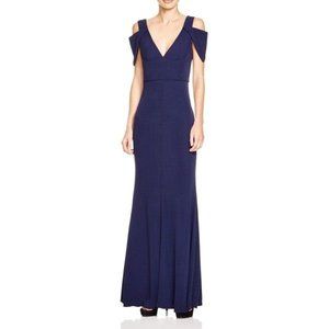 ABS By Allen Schwartz Cold Shoulder Gown